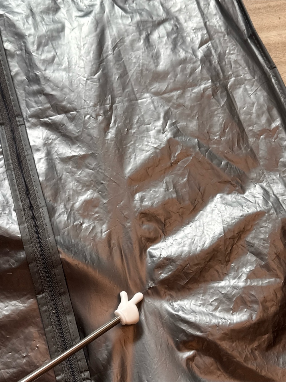Saks Fifth Ave The Fur Salon Garment Bag Zipper 54x 23” and Plastic Bag 51x23” - Picture 14 of 16